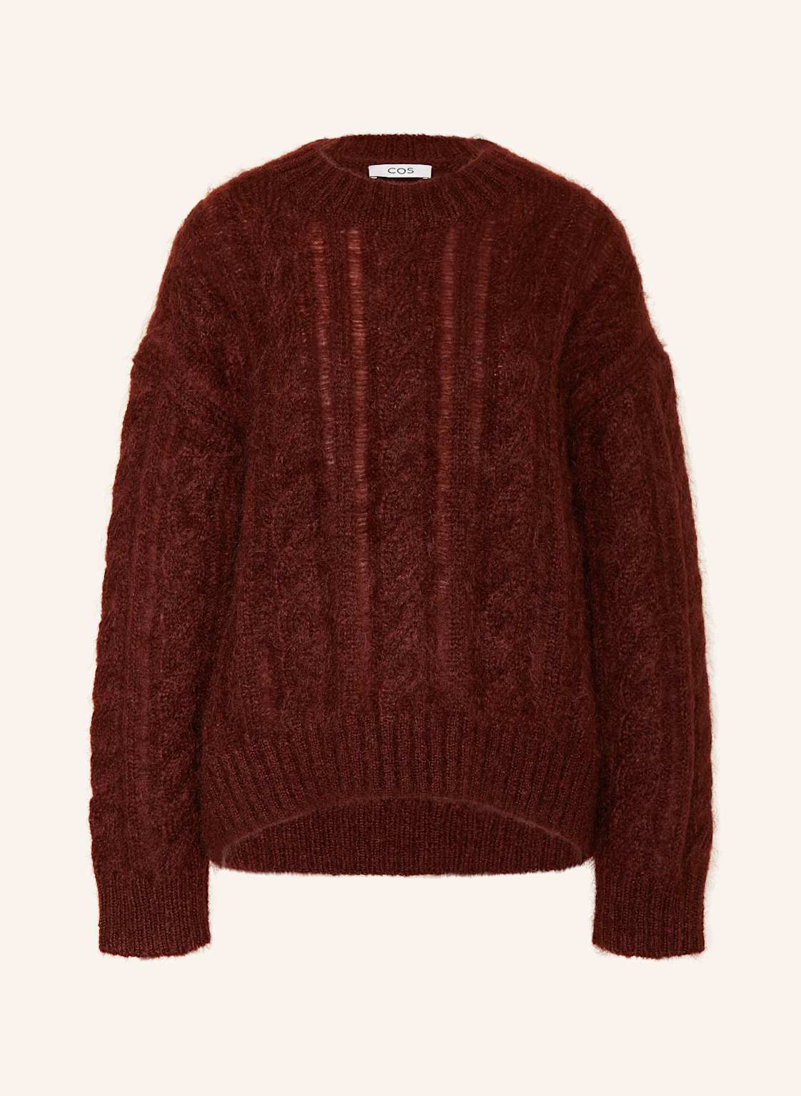 Cos Pullover Mit Mohair braun von COS