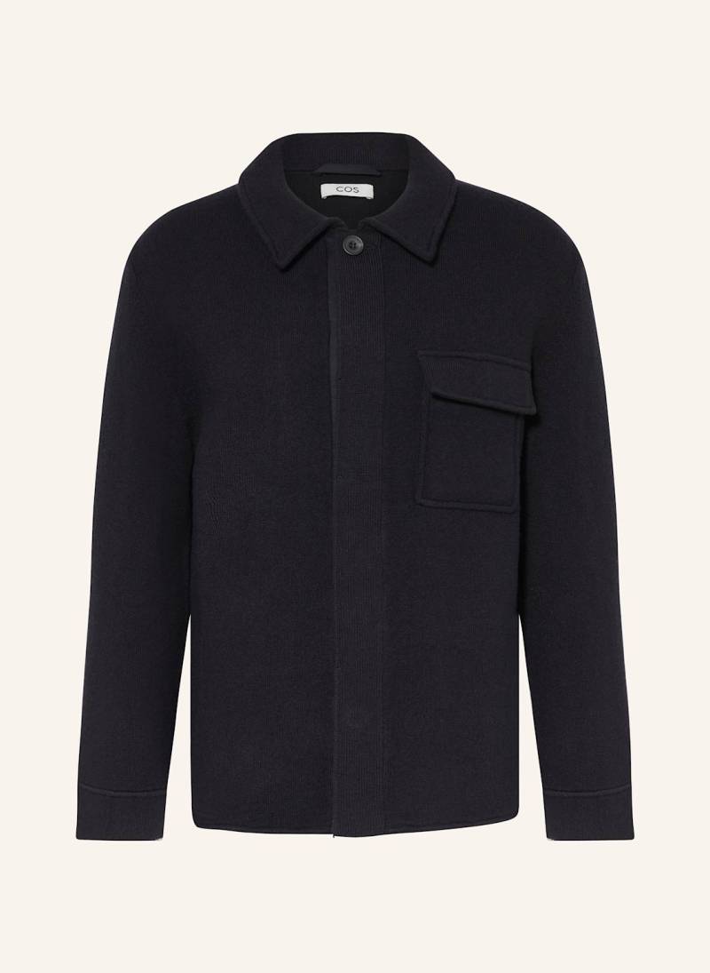 Cos Strick-Overjacket blau von COS