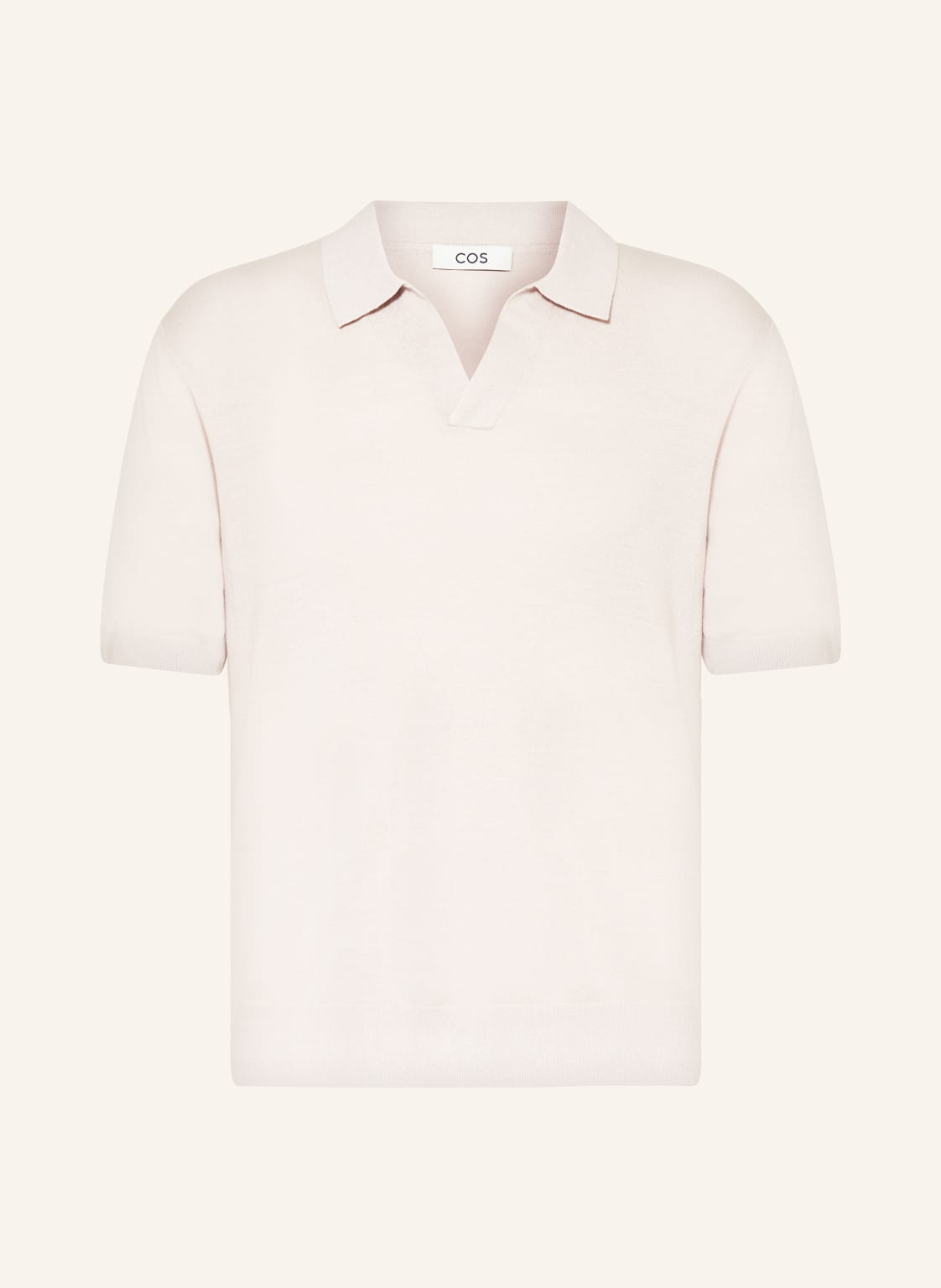 Cos Strick-Poloshirt beige von COS