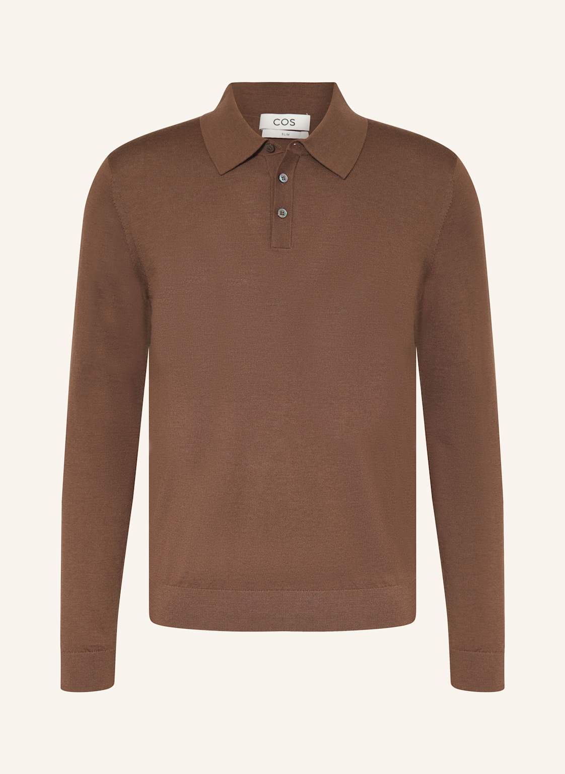 Cos Strick-Poloshirt braun von COS