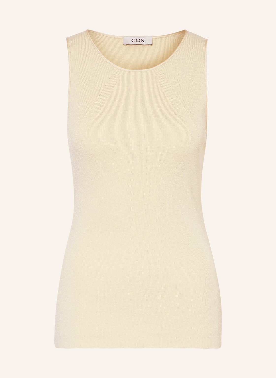 Cos Stricktop beige von COS