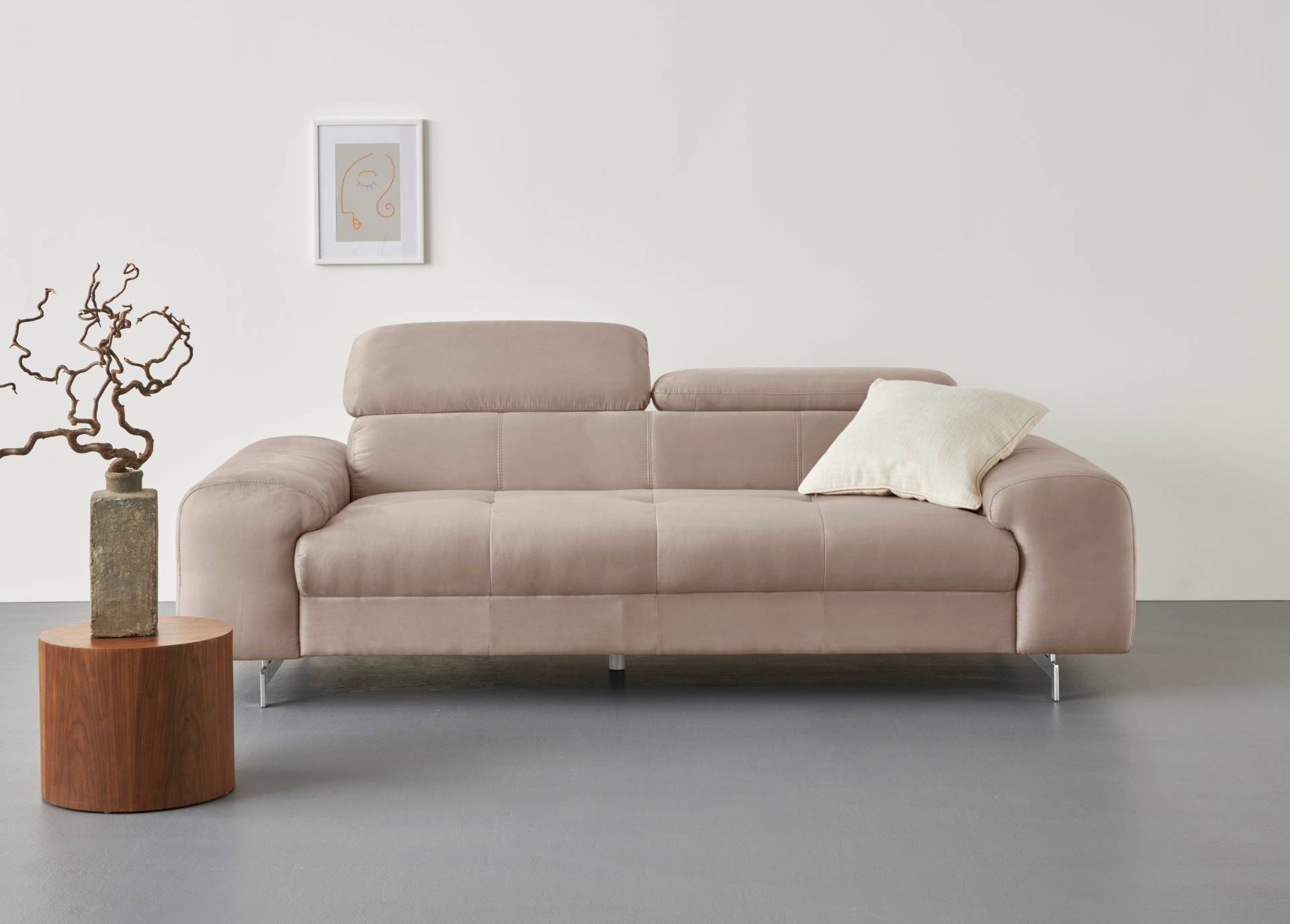 COTTA 3-Sitzer »Chef«, 3-Sitzer mit eleganter Steppung, Bodenfreiheit 12,5 cm COTTA 3-Sitzer »Chef«, 3-Sitzer mit eleganter Steppung, Bodenfreiheit 12,5 cm von COTTA