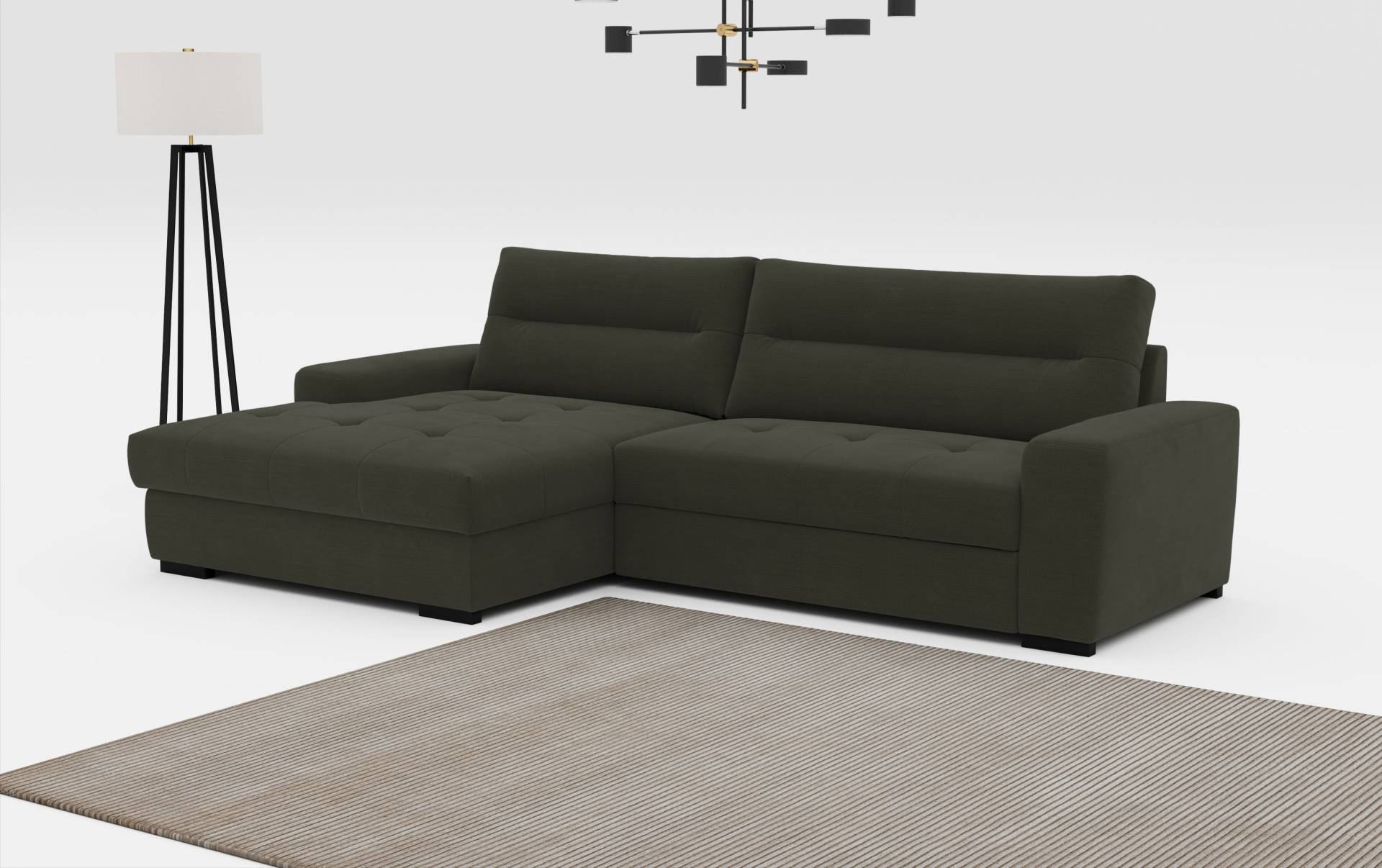 COTTA Ecksofa »Cappa L-Form«, wahlweise mit Bettfunktion und Bettkasten von COTTA