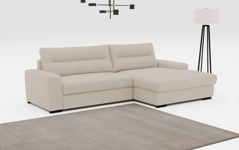 COTTA Ecksofa »Cappa L-Form«, wahlweise mit Bettfunktion und Bettkasten von COTTA