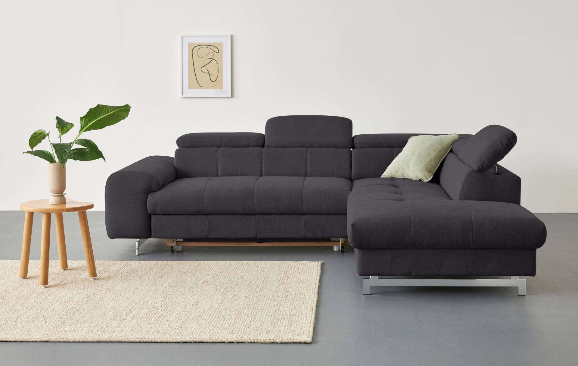 COTTA Ecksofa »Chef L-Form«, mit Kopfteilverstellung, wahlweise mit Bettfunktion COTTA Ecksofa »Chef L-Form«, mit Kopfteilverstellung, wahlweise mit Bettfunktion von COTTA