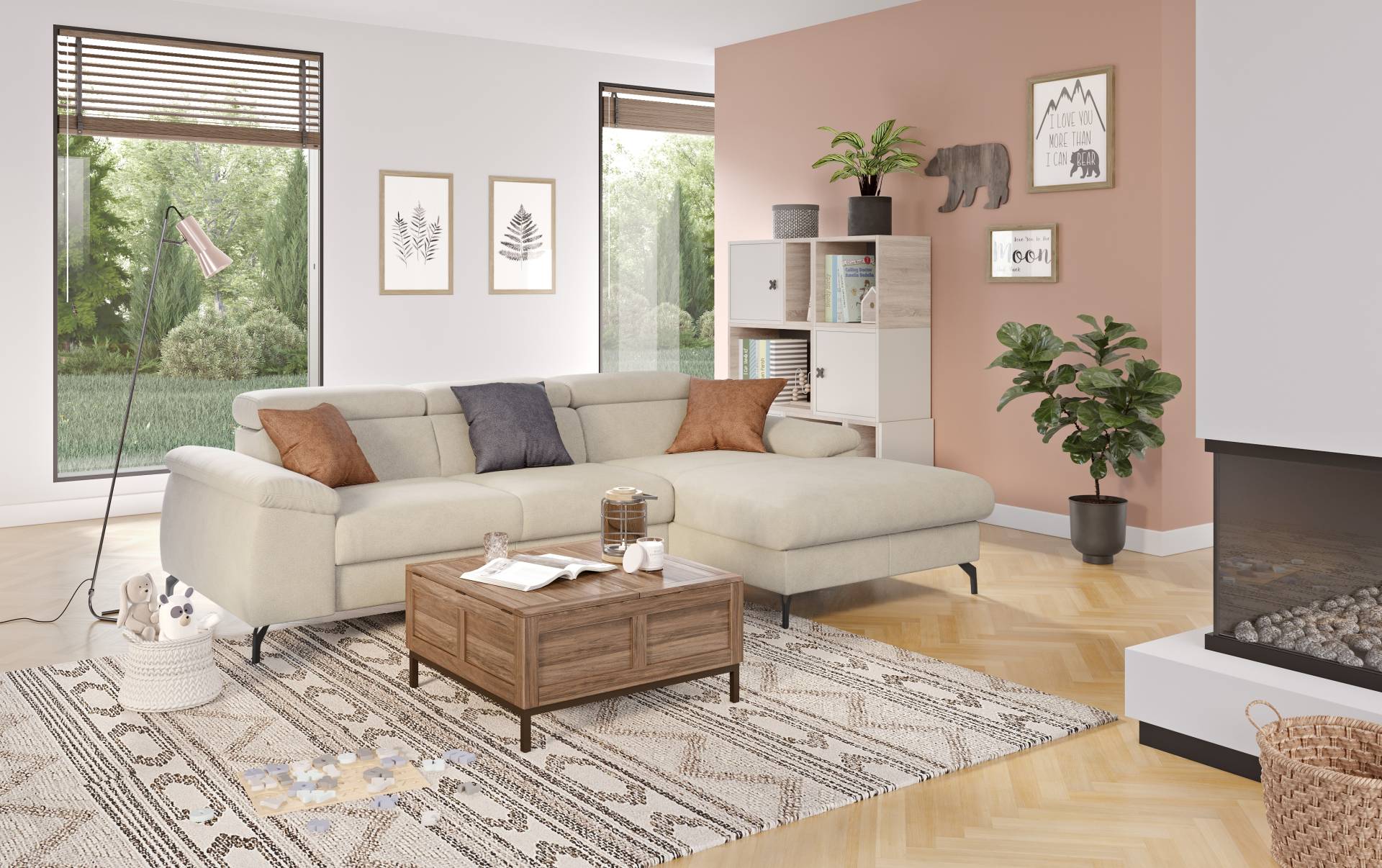 COTTA Ecksofa »Kitty L-Form«, inkl. Kopfteilverstellung, optional mit Bettfunktion u. Bettkasten COTTA Ecksofa »Kitty L-Form«, inkl. Kopfteilverstellung, optional mit Bettfunktion u. Bettkasten von COTTA