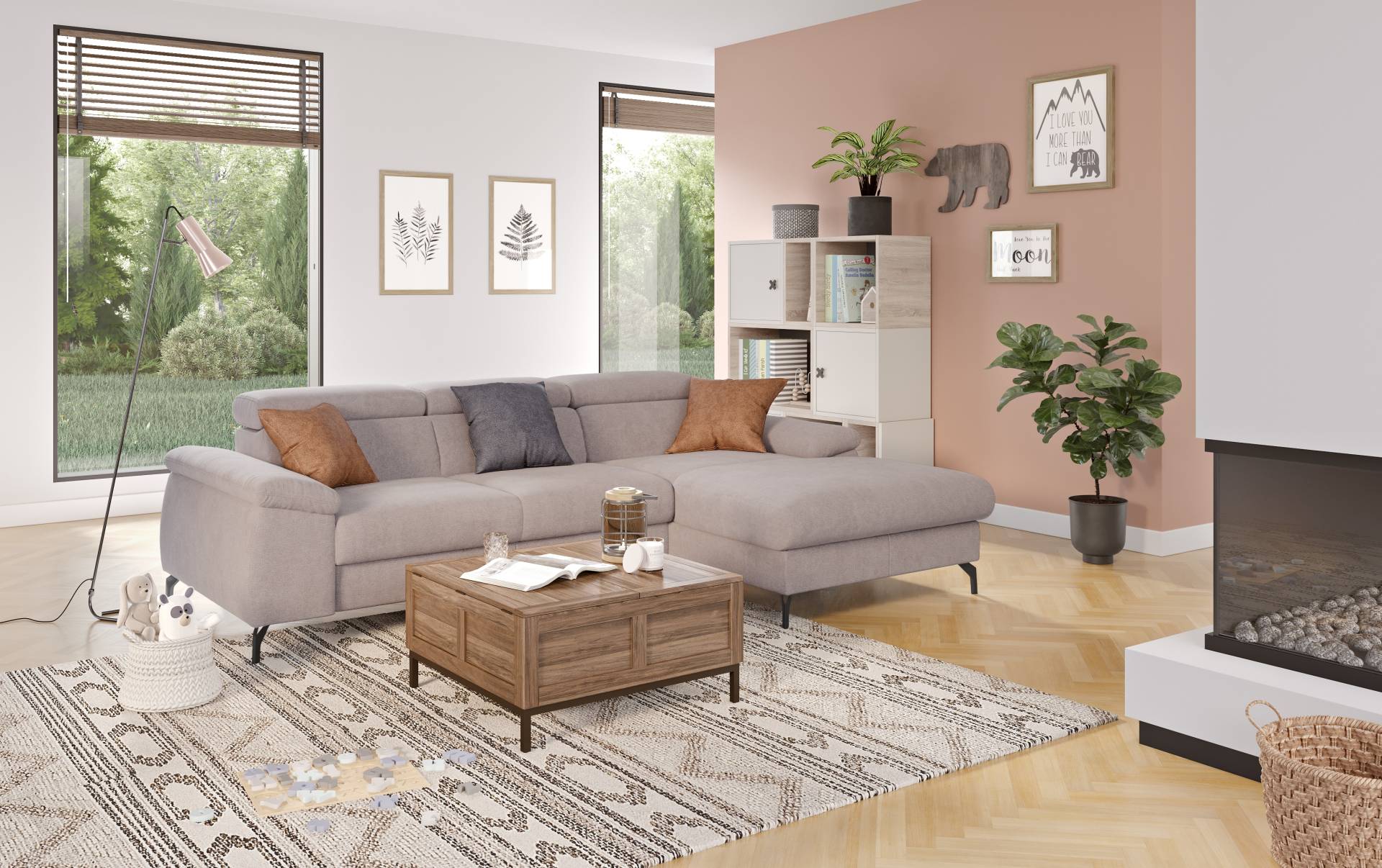 COTTA Ecksofa »Kitty L-Form«, inkl. Kopfteilverstellung, optional mit Bettfunktion u. Bettkasten COTTA Ecksofa »Kitty L-Form«, inkl. Kopfteilverstellung, optional mit Bettfunktion u. Bettkasten von COTTA