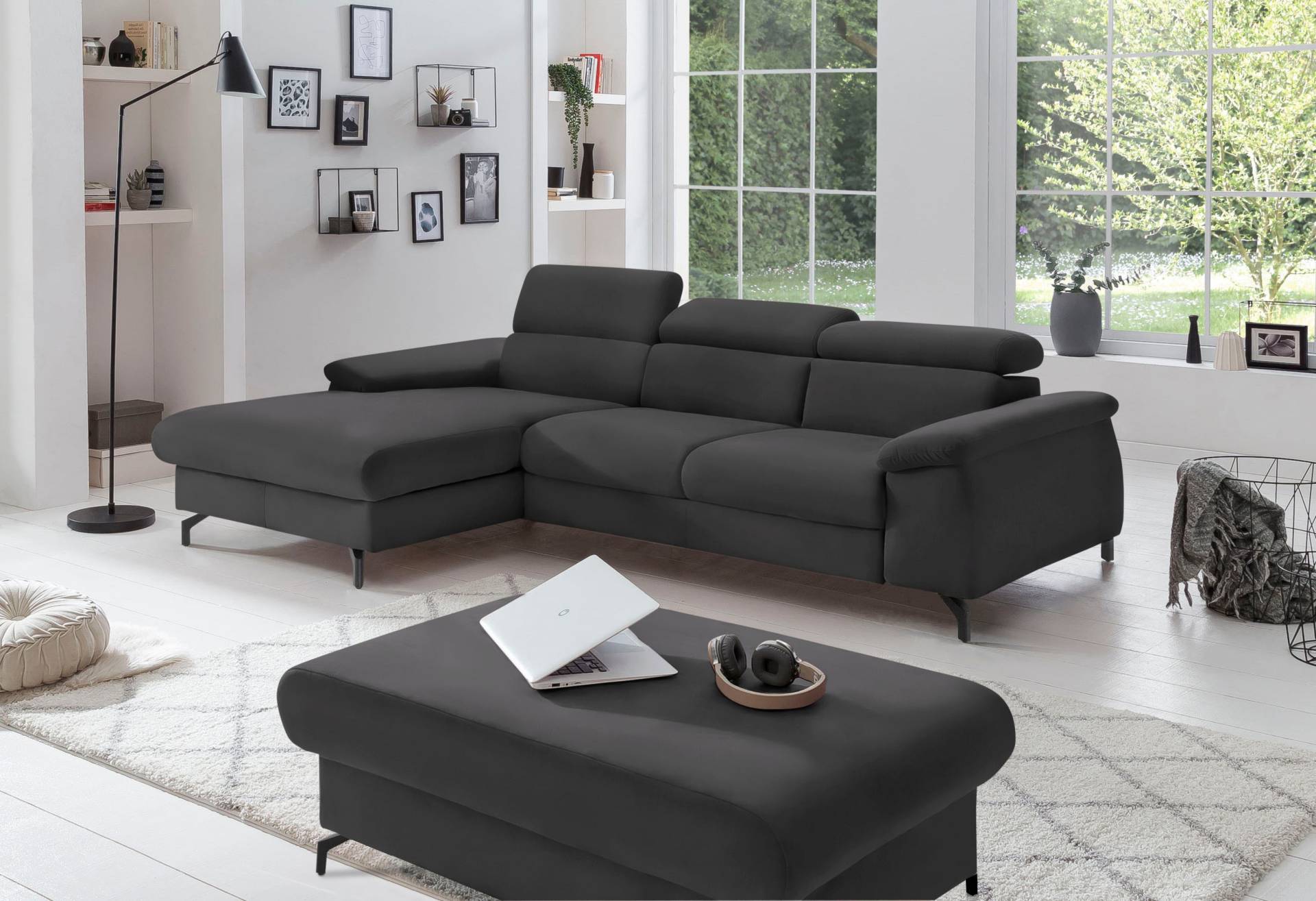 COTTA Ecksofa »Kitty L-Form«, inkl. Kopfteilverstellung, optional mit Bettfunktion u. Bettkasten von COTTA