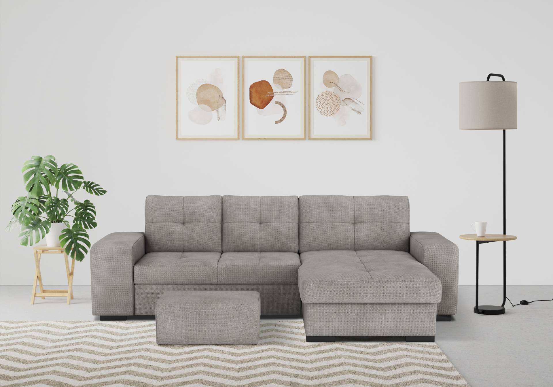 COTTA Ecksofa »Mattina L-Form«, inkl. Hocker, wahlweise mit Bettfunktion und Bettkasten COTTA Ecksofa »Mattina L-Form«, inkl. Hocker, wahlweise mit Bettfunktion und Bettkasten von COTTA