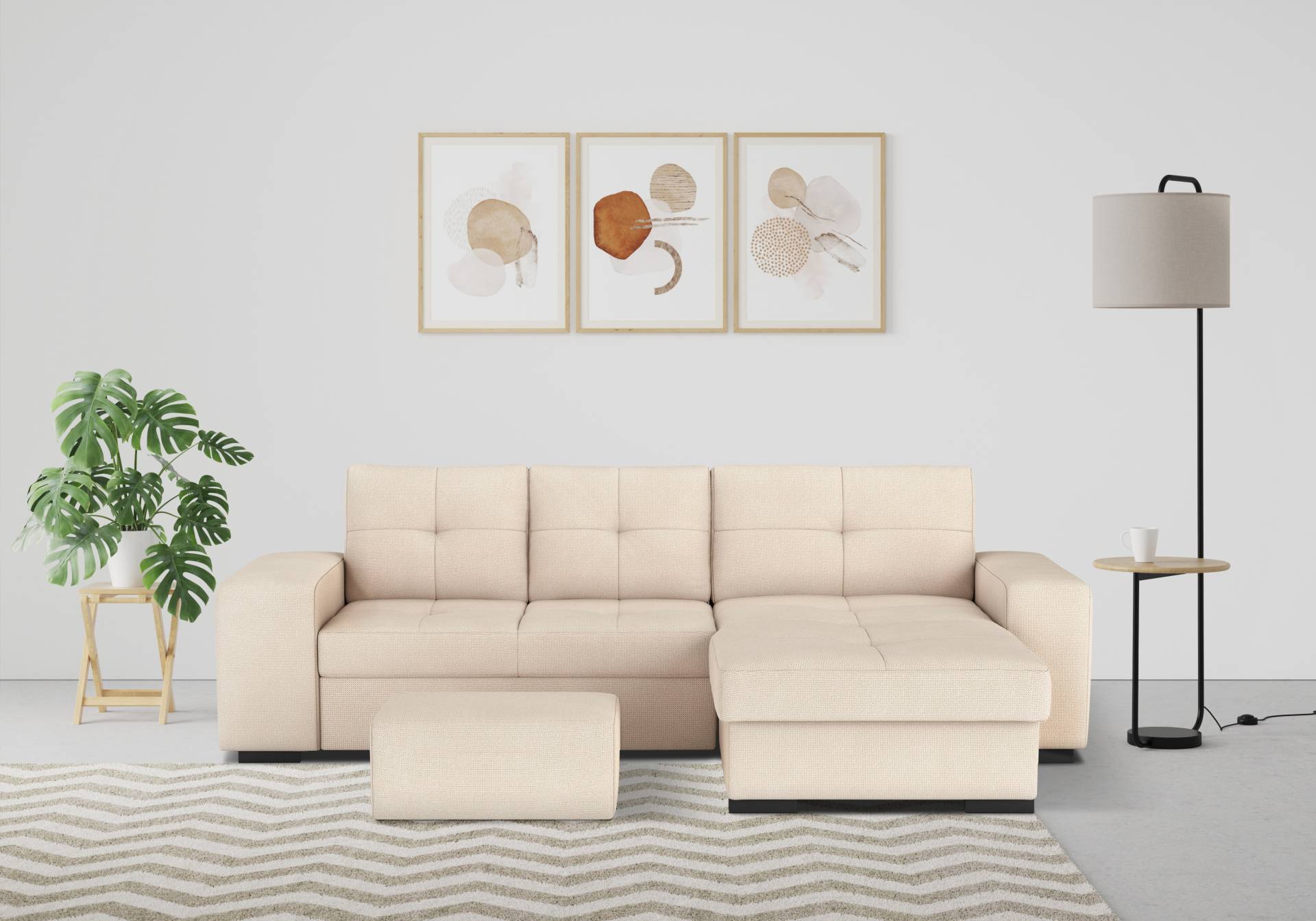 COTTA Ecksofa »Mattina L-Form«, inkl. Hocker, wahlweise mit Bettfunktion und Bettkasten COTTA Ecksofa »Mattina L-Form«, inkl. Hocker, wahlweise mit Bettfunktion und Bettkasten von COTTA