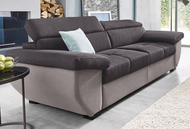 COTTA Polstergarnitur »Speedway«, (Set), Set: bestehend aus 2,5-Sitzer Sofa und Hocker, 2,5-Sitzer von COTTA