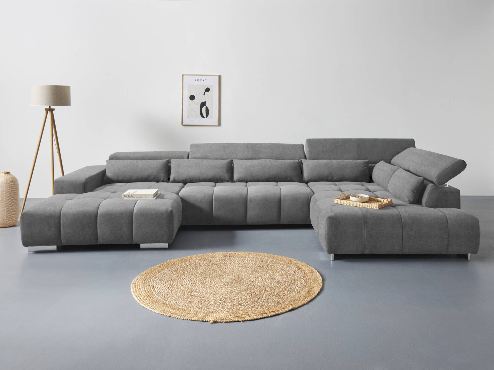 COTTA Wohnlandschaft »Orion U-Form«, inkl. Kopfteilverstellung und Nierenkissen COTTA Wohnlandschaft »Orion U-Form«, inkl. Kopfteilverstellung und Nierenkissen von COTTA