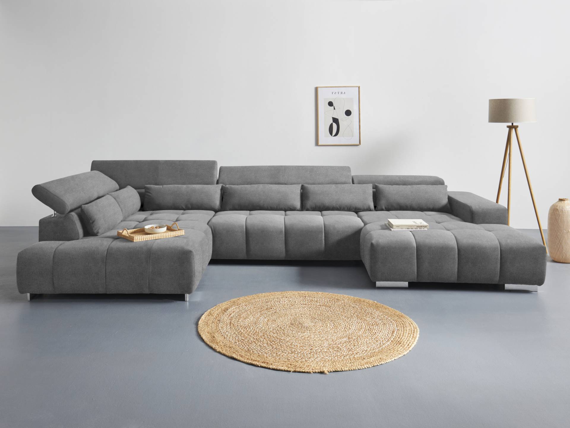COTTA Wohnlandschaft »Orion U-Form«, inkl. Kopfteilverstellung und Nierenkissen COTTA Wohnlandschaft »Orion U-Form«, inkl. Kopfteilverstellung und Nierenkissen von COTTA