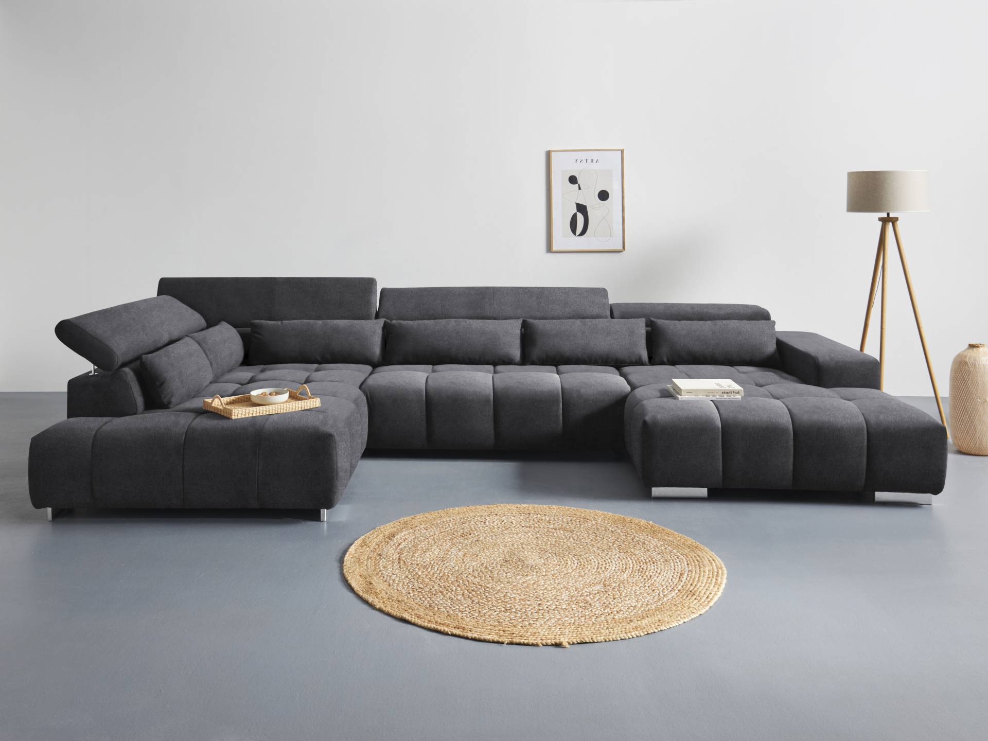 COTTA Wohnlandschaft »Orion U-Form«, inkl. Kopfteilverstellung und Nierenkissen COTTA Wohnlandschaft »Orion U-Form«, inkl. Kopfteilverstellung und Nierenkissen von COTTA