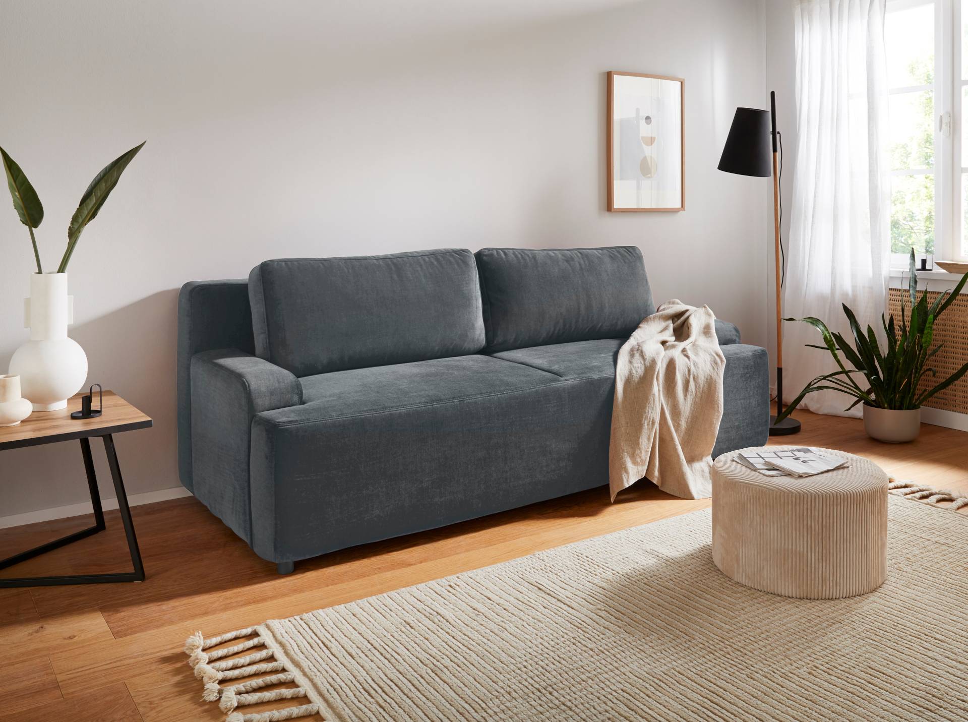 andas Schlafsofa »Halbschlaf«, mit Bettfunktion und Bettkasten andas Schlafsofa »Halbschlaf«, mit Bettfunktion und Bettkasten von andas