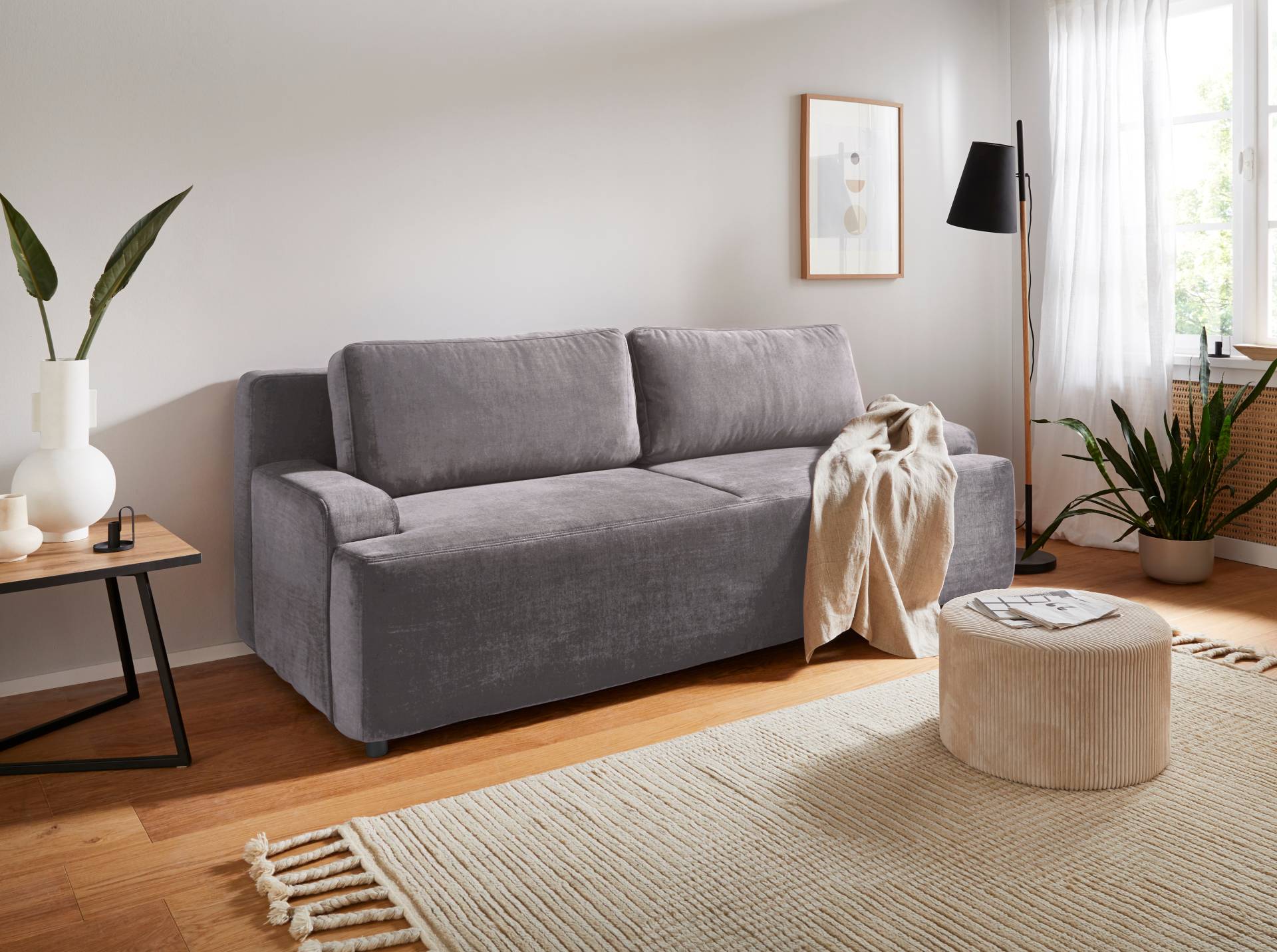 andas Schlafsofa »Halbschlaf«, mit Bettfunktion und Bettkasten andas Schlafsofa »Halbschlaf«, mit Bettfunktion und Bettkasten von andas