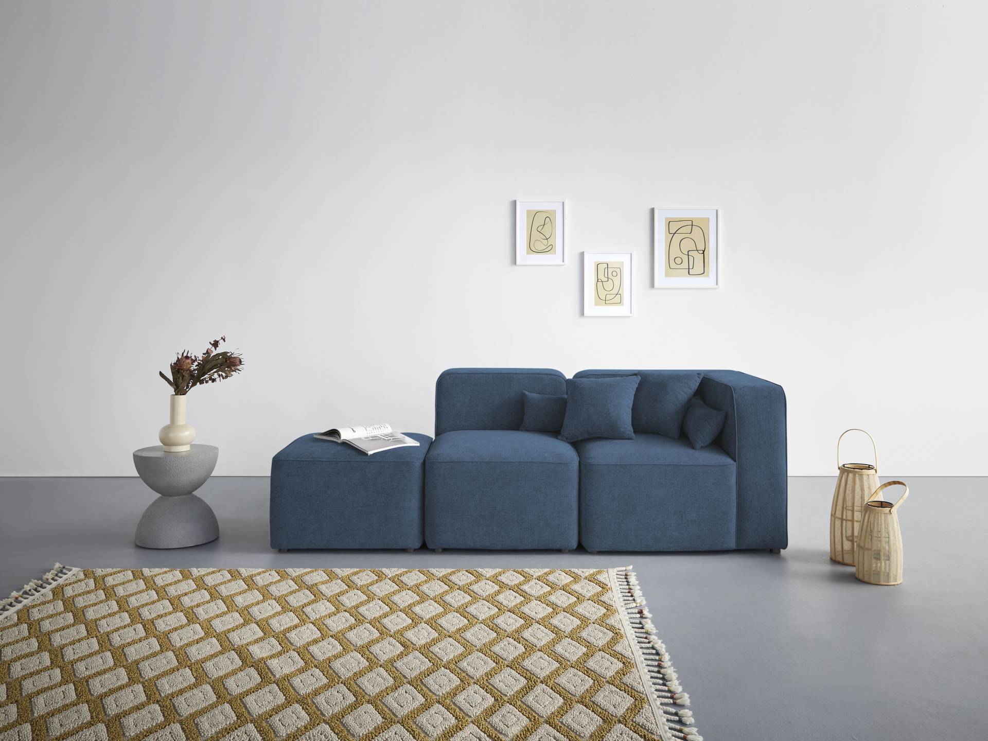 andas 3-Sitzer »Sundstrup«, Modulserie, individuelle Zusammenstellung andas 3-Sitzer »Sundstrup«, Modulserie, individuelle Zusammenstellung von andas