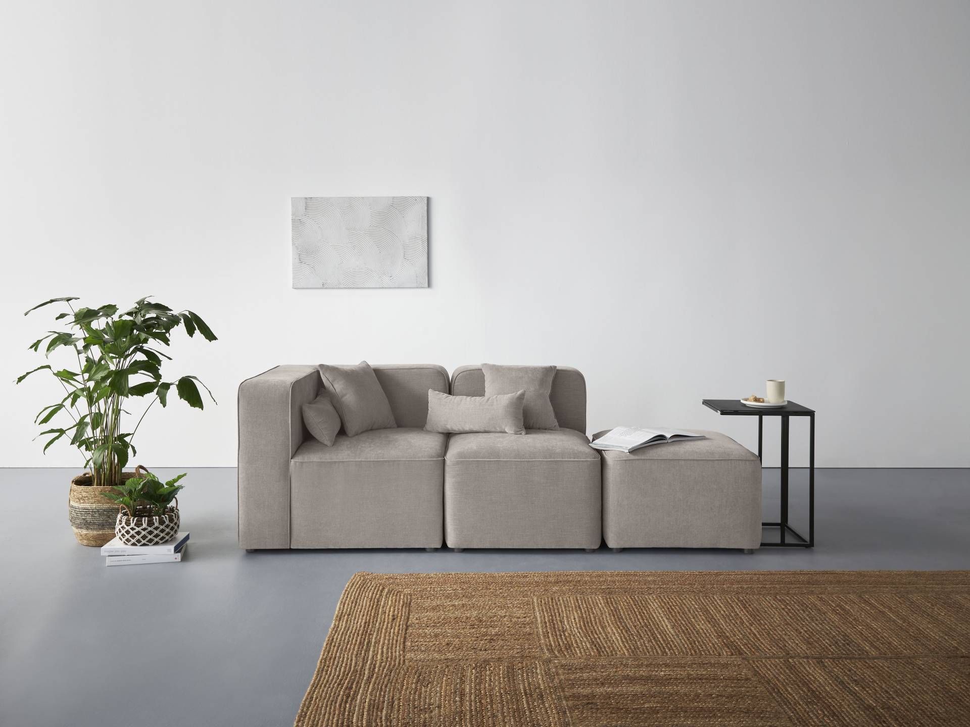 andas 3-Sitzer »Sundstrup«, Modulserie, individuelle Zusammenstellung andas 3-Sitzer »Sundstrup«, Modulserie, individuelle Zusammenstellung von andas