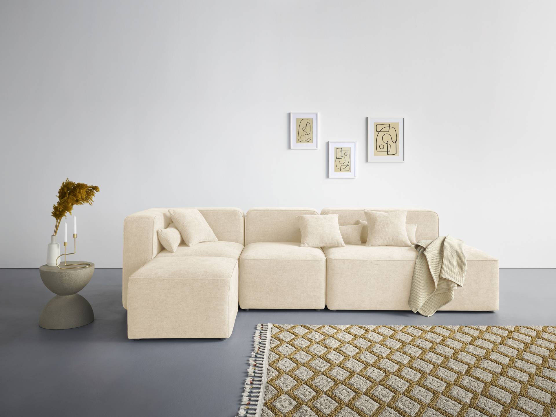 andas Ecksofa »Sundstrup L-Form«, Modulserie, individuelle Zusammenstellung von andas