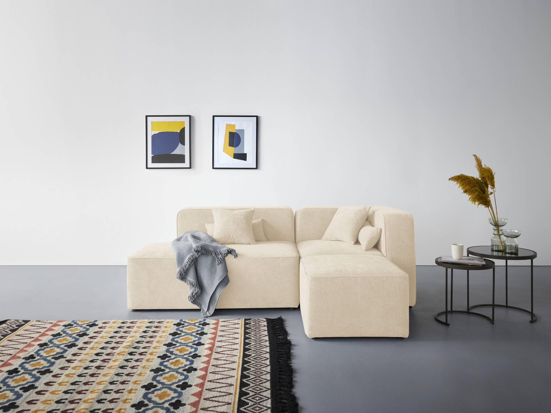 andas Ecksofa »Sundstrup L-Form«, Modulserie, individuelle Zusammenstellung von andas