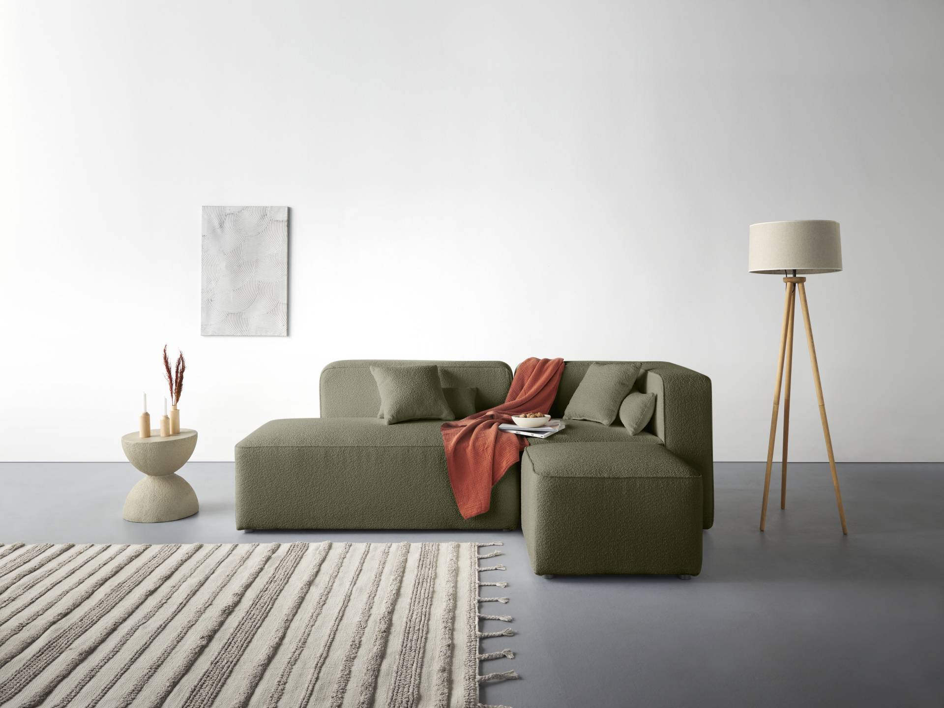 andas Ecksofa »Sundstrup L-Form«, Modulserie, individuelle Zusammenstellung von andas