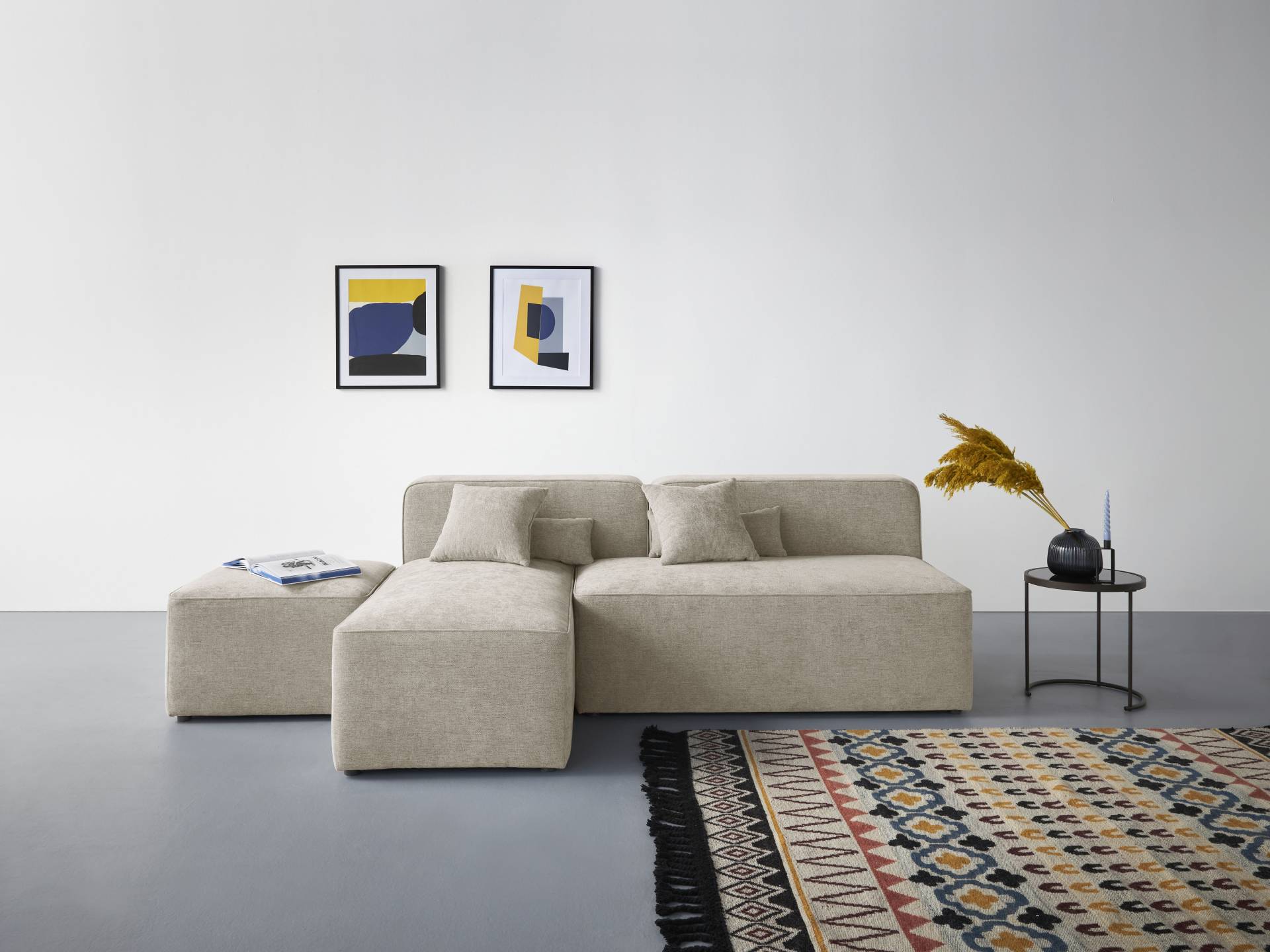 andas Ecksofa »Sundstrup L-Form«, Modulserie, individuelle Zusammenstellung von andas