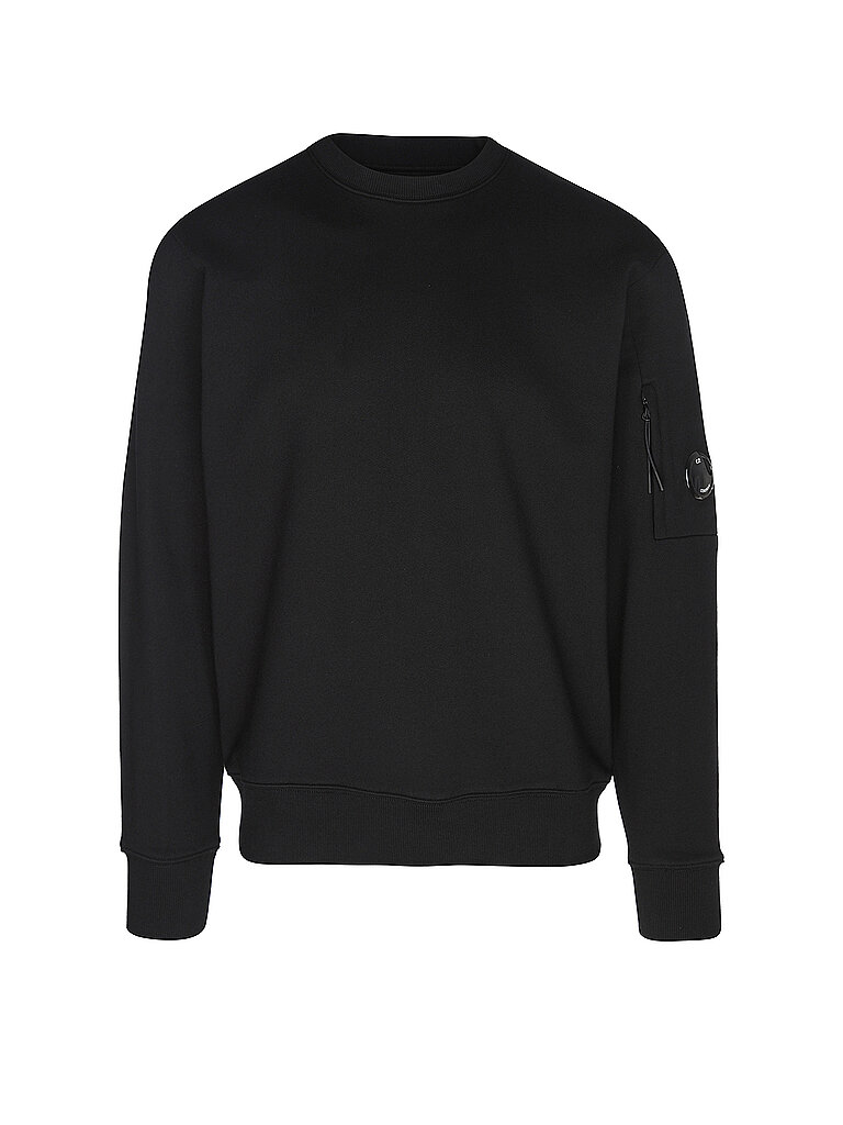 CP COMPANY Sweater LINSE schwarz | L von CP Company