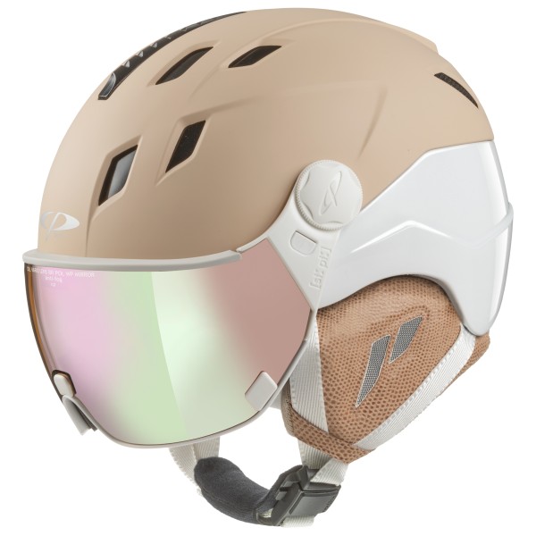 CP Helmets - Corao+Cashmere - Skihelm Gr 56-58 cm beige von CP Helmets