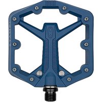 CRANKBROTHERS Flat-Pedal Stamp 1 Gen 2 blau | L von CRANKBROTHERS