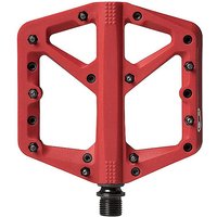 CRANKBROTHERS Flat-Pedal Stamp 1 rot | L von CRANKBROTHERS