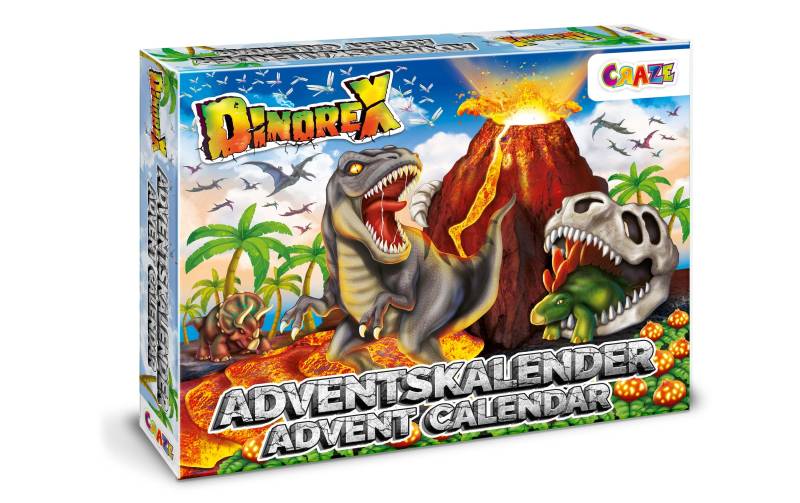 CRAZE Adventskalender »Dino Playset«, ab 3 Jahren von CRAZE