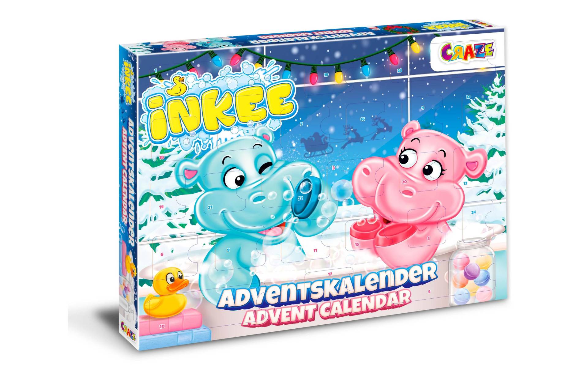 CRAZE Adventskalender »Inkee Bath Fu«, ab 3 Jahren von CRAZE