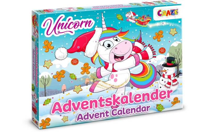 CRAZE Adventskalender »Unicorn 2024«, ab 3 Jahren von CRAZE