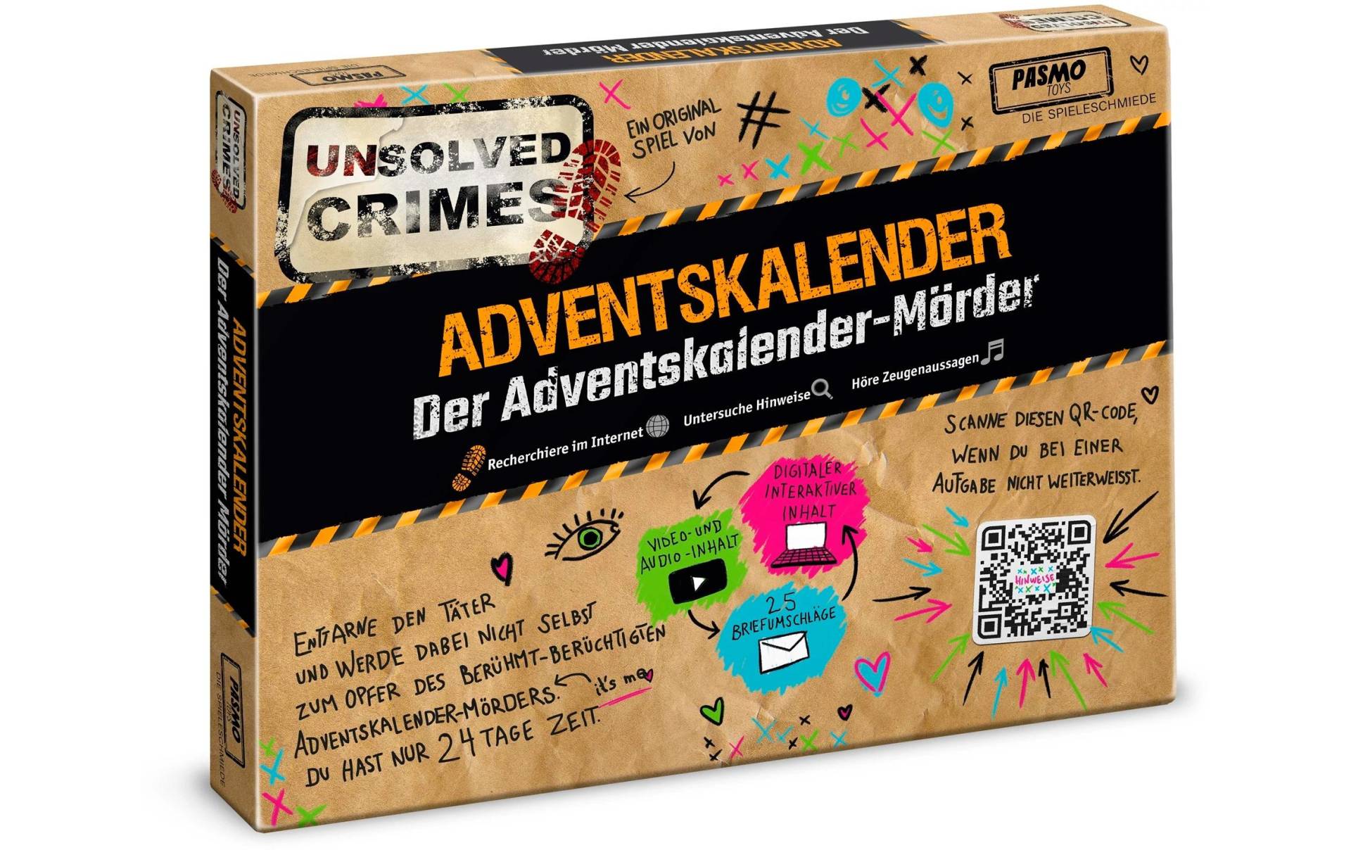 CRAZE Adventskalender »Unsolved Crimes 2024«, ab 3 Jahren von CRAZE