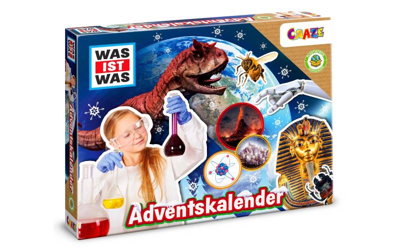 CRAZE Adventskalender »Was ist was 2024«, ab 3 Jahren von CRAZE