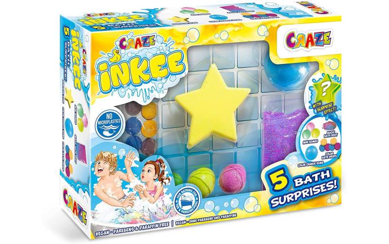 CRAZE Badespielzeug »Inkee Set mit 5 Badeüberraschungen 1 Stück« von CRAZE