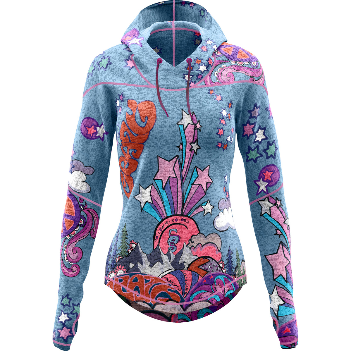 Crazy Damen Ibex Hoodie von CRAZY