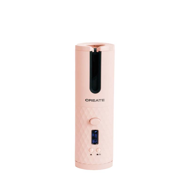 Kurline Tourmaline - Tragbarer Kabelloser Lockenstab Usb, Rosa Damen Hellrosa ONE SIZE von CREATE