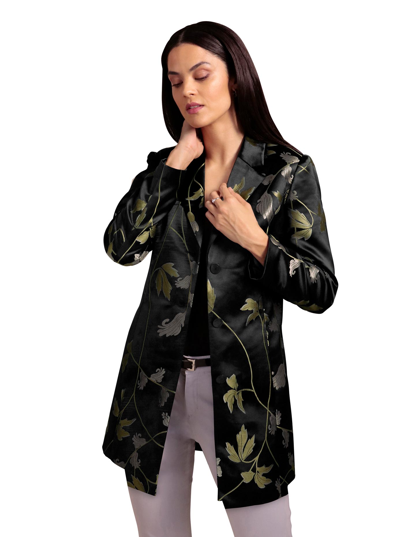 CREATION L PREMIUM Jackenblazer »Polyester-Seiden-Blazer« von CREATION L PREMIUM