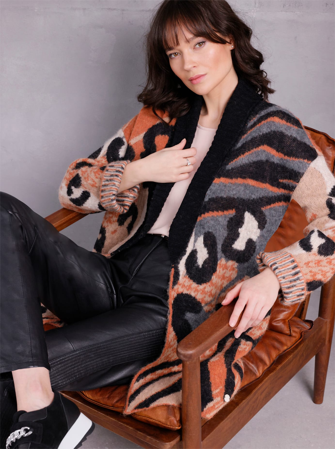 CREATION L PREMIUM Jacquardstrickjacke CREATION L PREMIUM Jacquardstrickjacke von CREATION L PREMIUM