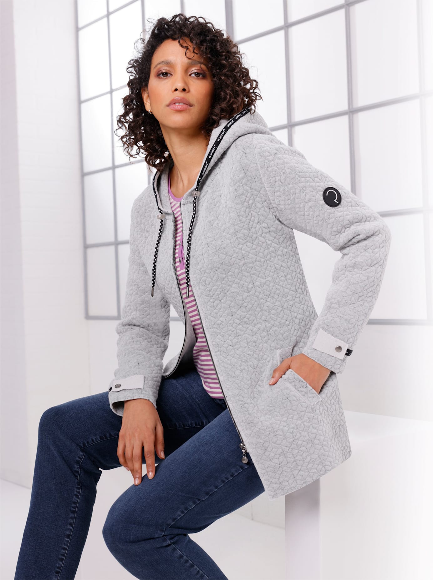 CREATION L PREMIUM Kapuzenstrickjacke CREATION L PREMIUM Kapuzenstrickjacke von CREATION L PREMIUM