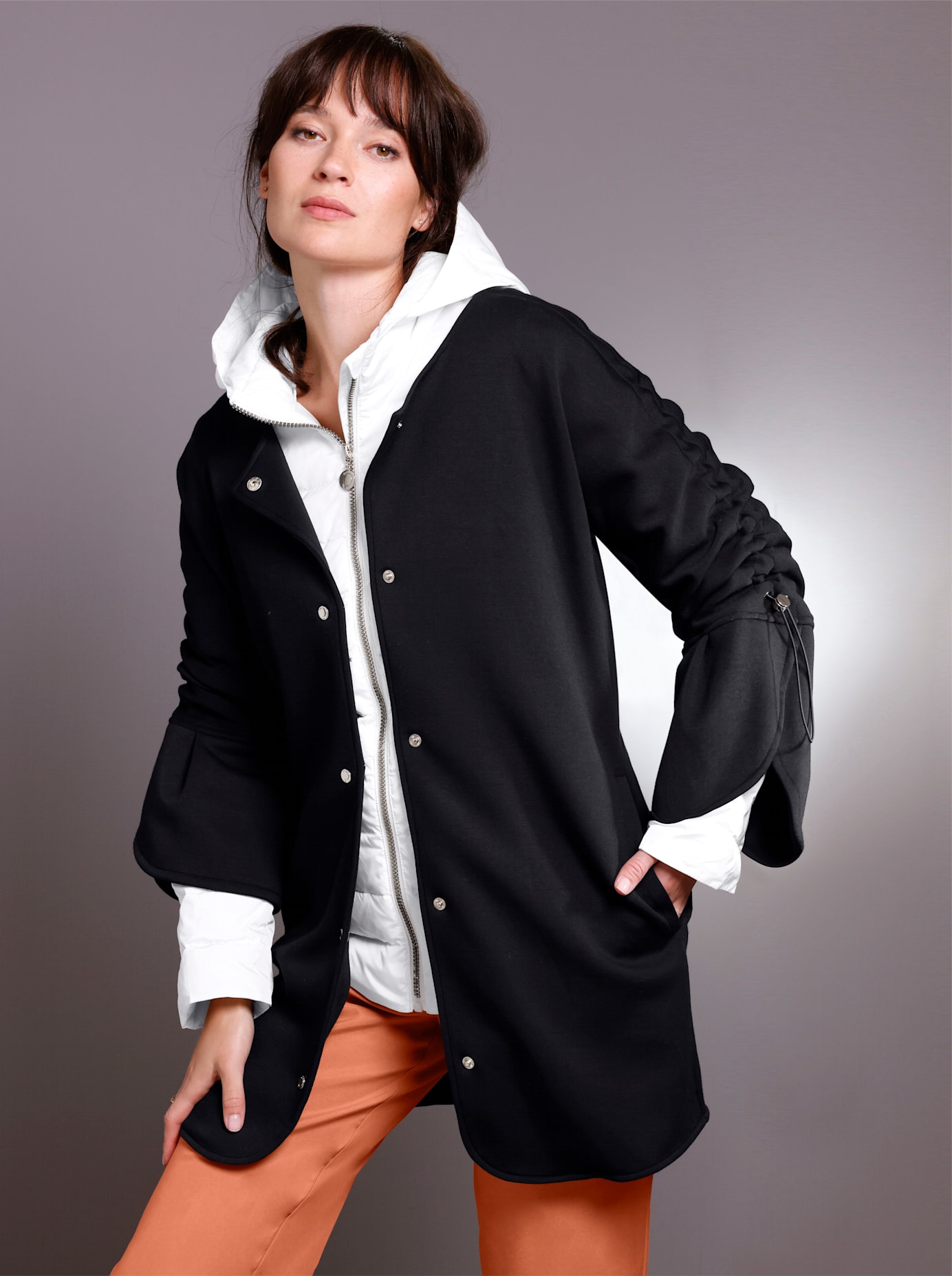 CREATION L PREMIUM Langjacke, mit Kapuze CREATION L PREMIUM Langjacke, mit Kapuze von CREATION L PREMIUM
