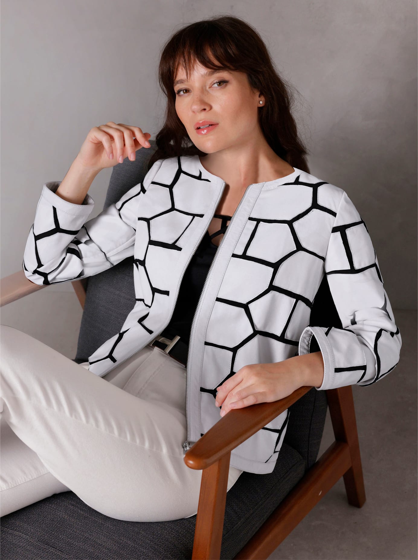 CREATION L PREMIUM Lederblazer »Lammnappa-Leder-Blazer« CREATION L PREMIUM Lederblazer »Lammnappa-Leder-Blazer« von CREATION L PREMIUM