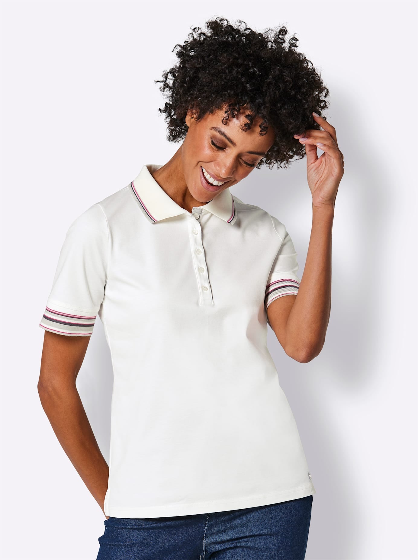 CREATION L PREMIUM Poloshirt »Baumwoll-Shirt« CREATION L PREMIUM Poloshirt »Baumwoll-Shirt« von CREATION L PREMIUM