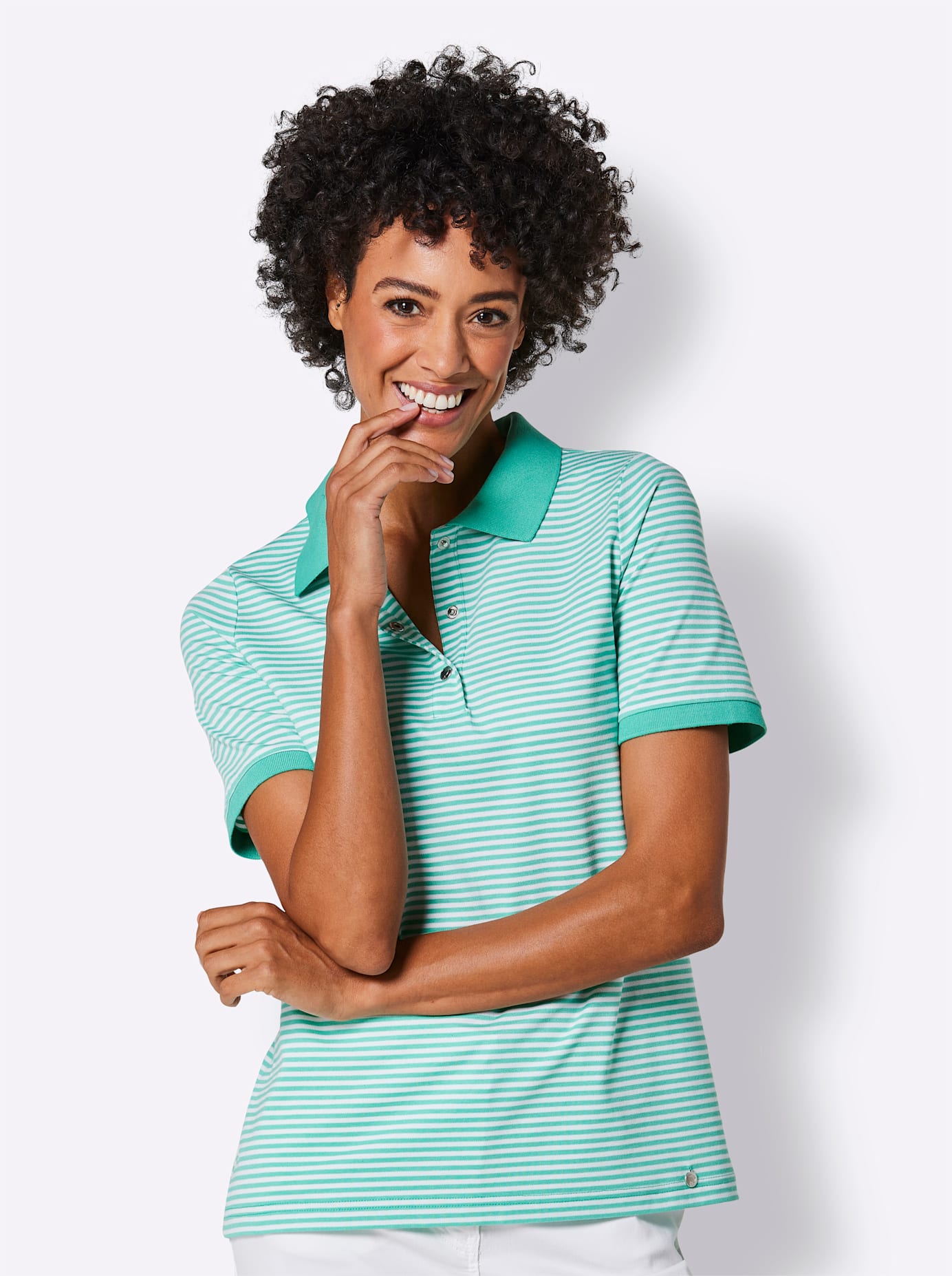 CREATION L PREMIUM Poloshirt »Lyocell-Baumwoll-Shirt« CREATION L PREMIUM Poloshirt »Lyocell-Baumwoll-Shirt« von CREATION L PREMIUM