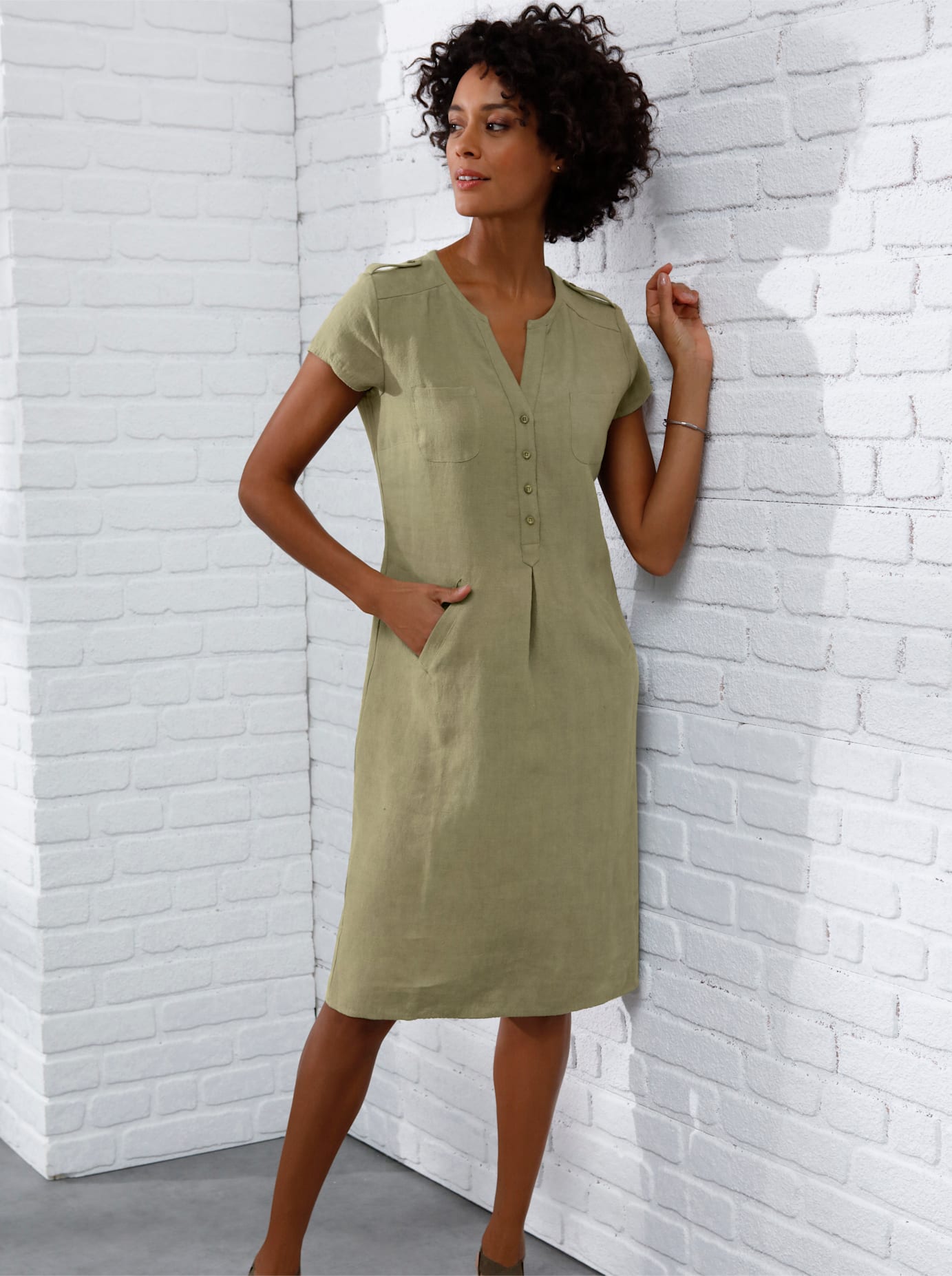 CREATION L PREMIUM Sommerkleid »Leinen-Kleid« CREATION L PREMIUM Sommerkleid »Leinen-Kleid« von CREATION L PREMIUM
