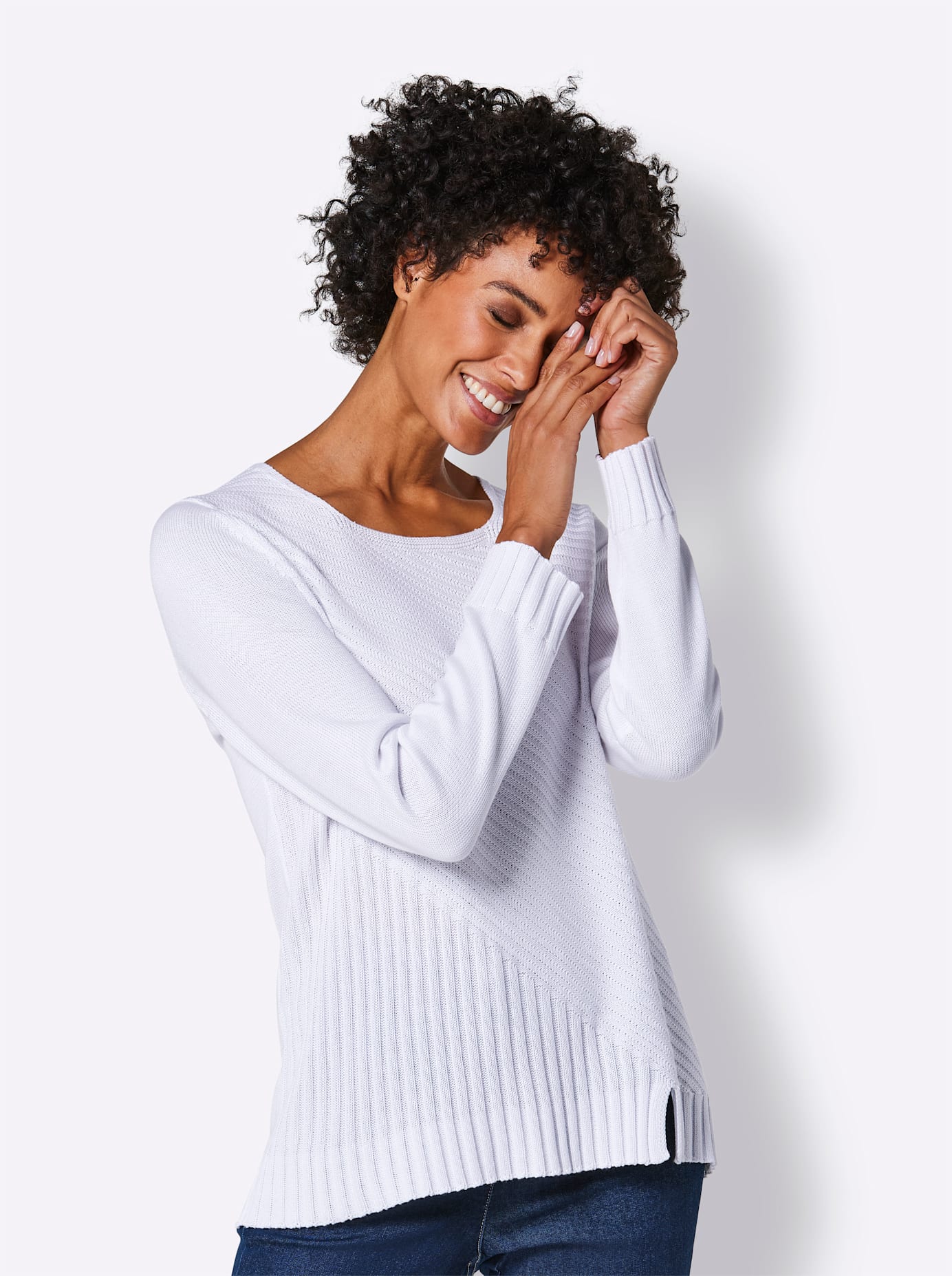 CREATION L PREMIUM Strickpullover »Lyocell-Baumwoll-Pullover« CREATION L PREMIUM Strickpullover »Lyocell-Baumwoll-Pullover« von CREATION L PREMIUM