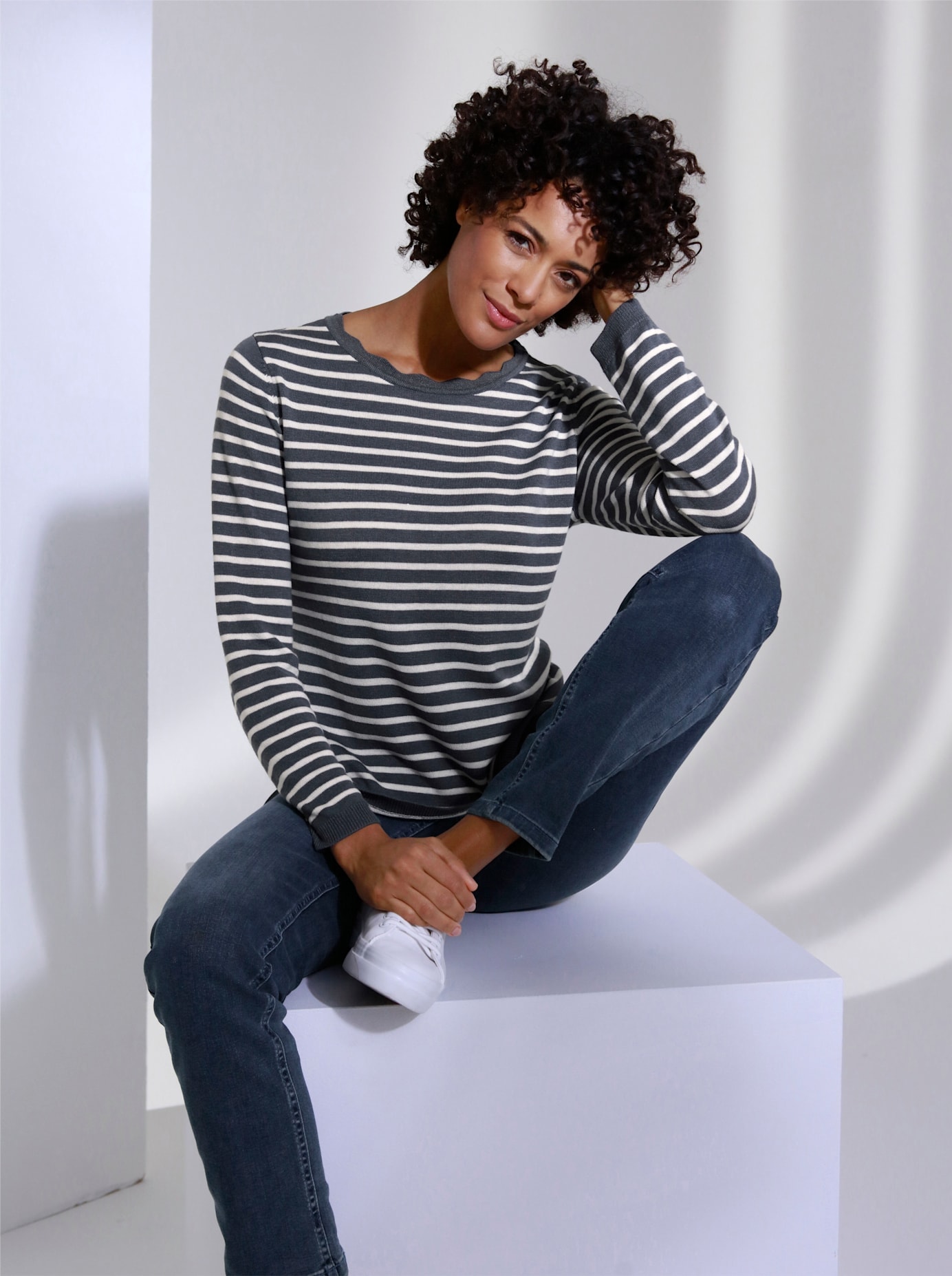 CREATION L PREMIUM Strickpullover »Viskose-Merino-Pullover« CREATION L PREMIUM Strickpullover »Viskose-Merino-Pullover« von CREATION L PREMIUM