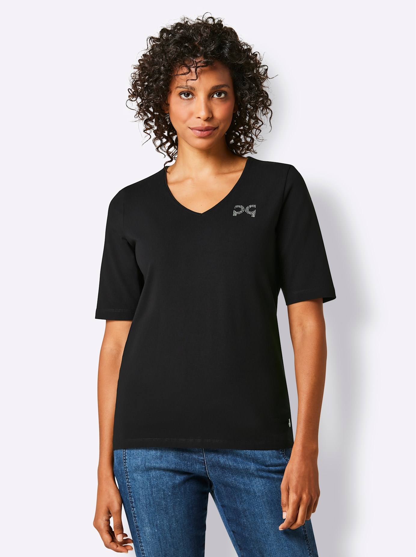 CREATION L PREMIUM V-Shirt »Pima-Baumwoll-Shirt« CREATION L PREMIUM V-Shirt »Pima-Baumwoll-Shirt« von CREATION L PREMIUM