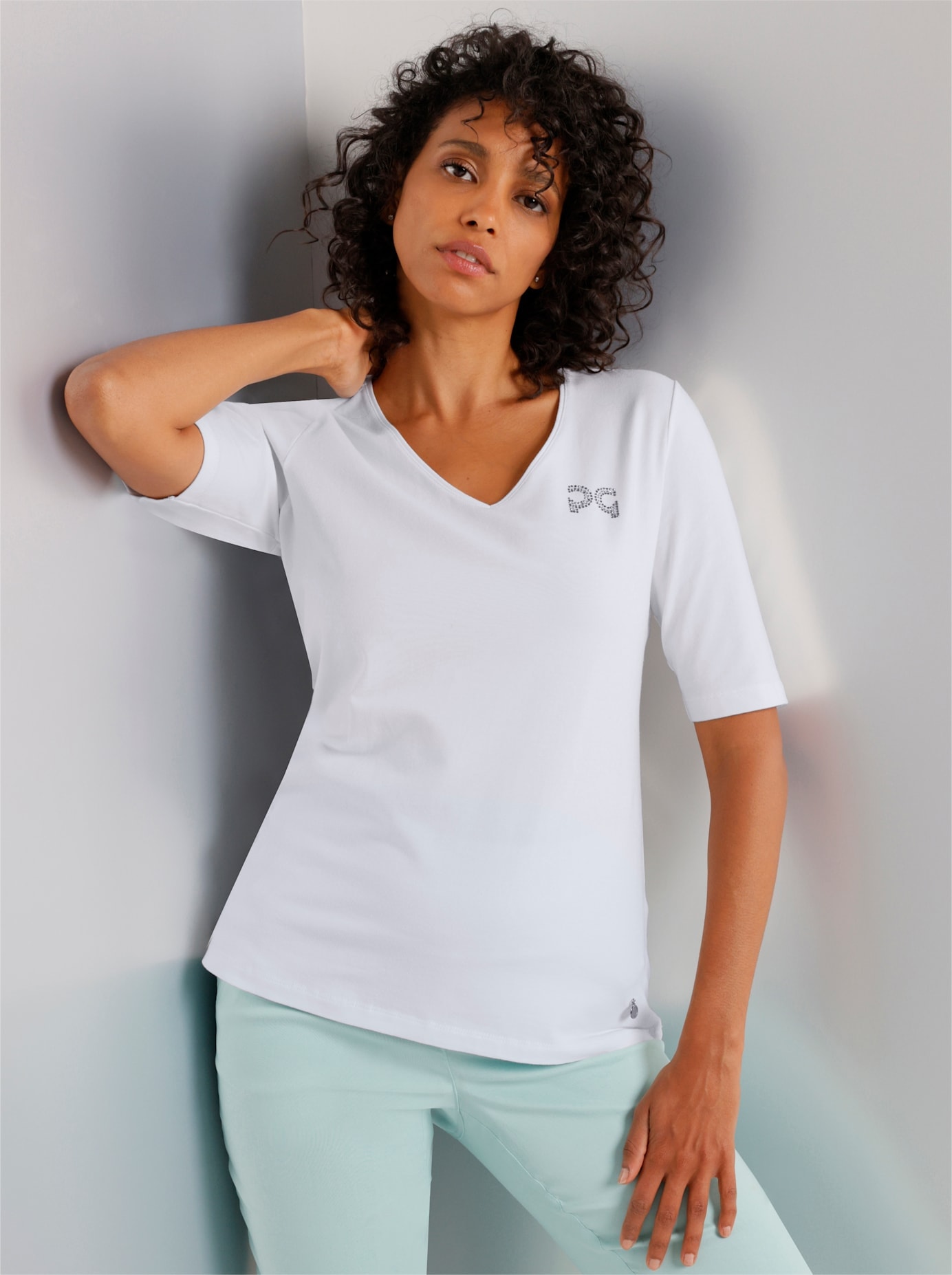 CREATION L PREMIUM V-Shirt »Pima-Baumwoll-Shirt« CREATION L PREMIUM V-Shirt »Pima-Baumwoll-Shirt« von CREATION L PREMIUM